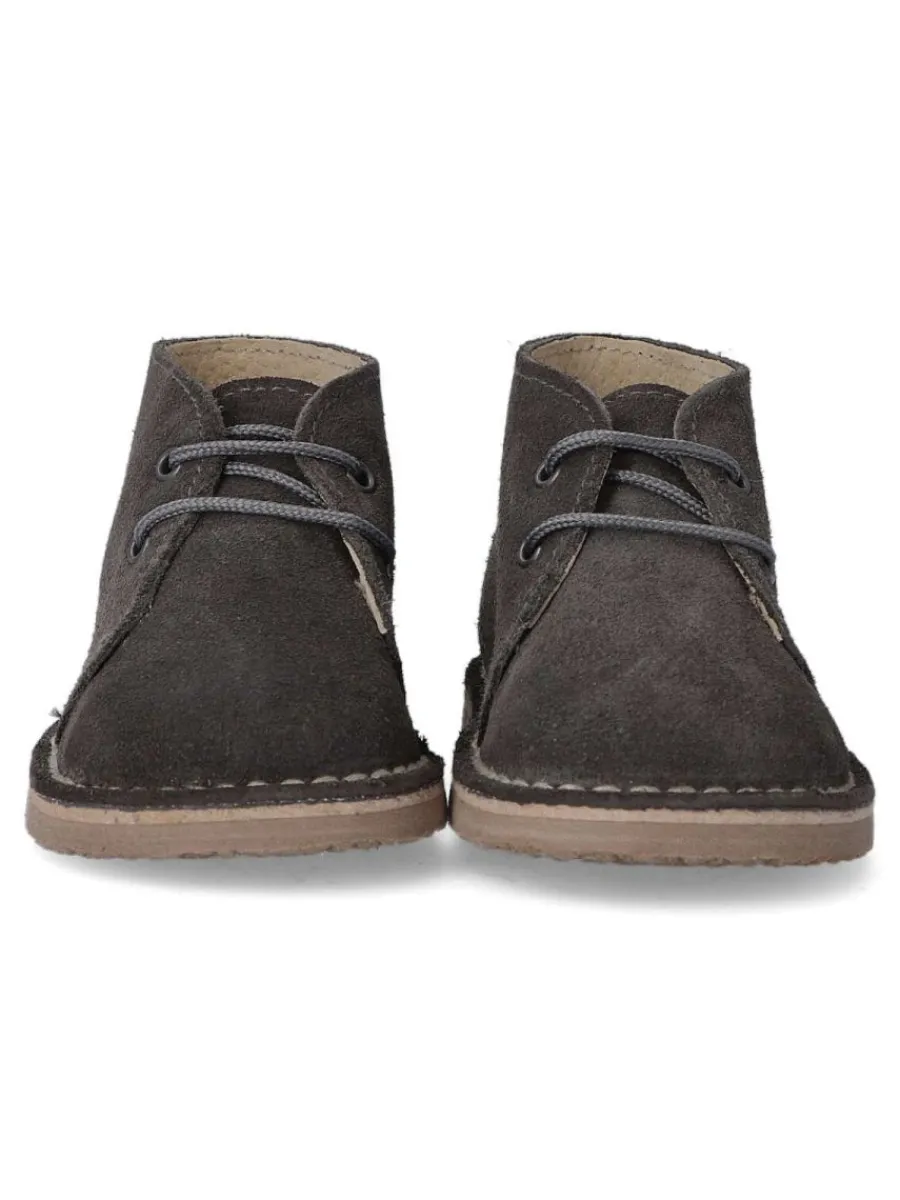 Clearance PEKE'S by Vanessa PEKES Botita safari piel serraje BEN 100D GRIS