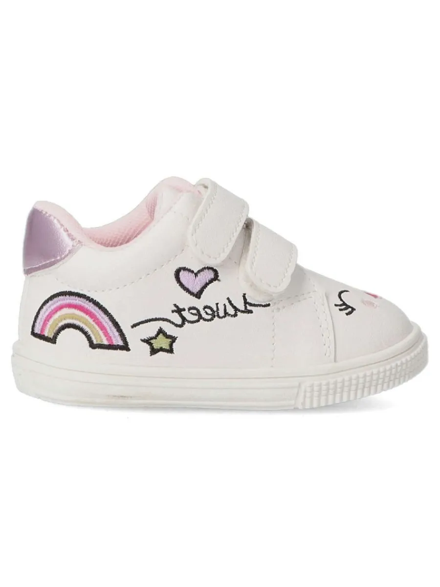 Outlet PEKE'S by Vanessa PEKES Deportiva casual bordado arcoíris niña