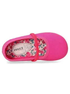 Sale PEKE'S by Vanessa PEKES Mercedita lona elástico niña RUI 01 FUXIA