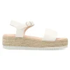 New PEKE'S by Vanessa PEKES Sandalia alpargata blanca plataforma