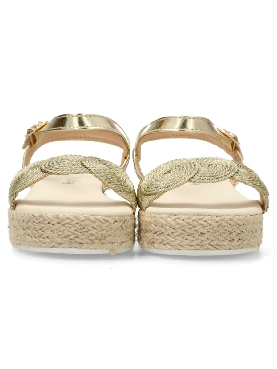 Outlet PEKE'S by Vanessa PEKES Sandalia alpargata cuerda trenzada niña