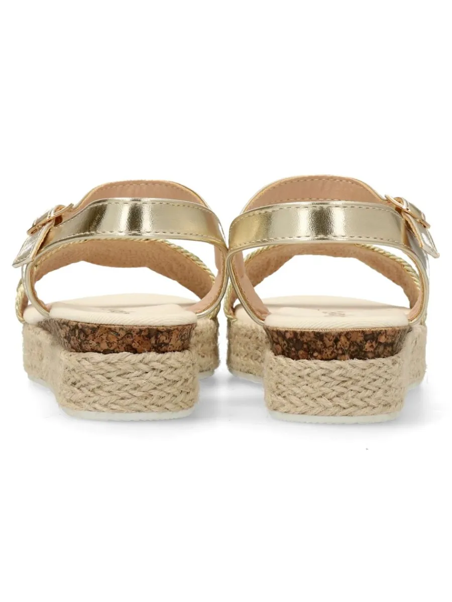 Outlet PEKE'S by Vanessa PEKES Sandalia alpargata cuerda trenzada niña