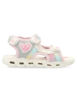 New PEKE'S by Vanessa PEKES Sandalia casual brillo y luces niña