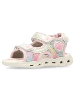 New PEKE'S by Vanessa PEKES Sandalia casual brillo y luces niña