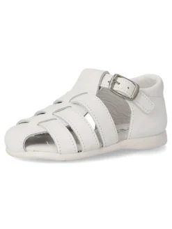 Sale PEKE'S by Vanessa PEKES Sandalia cómoda de piel niño PET 12179C BLANCO