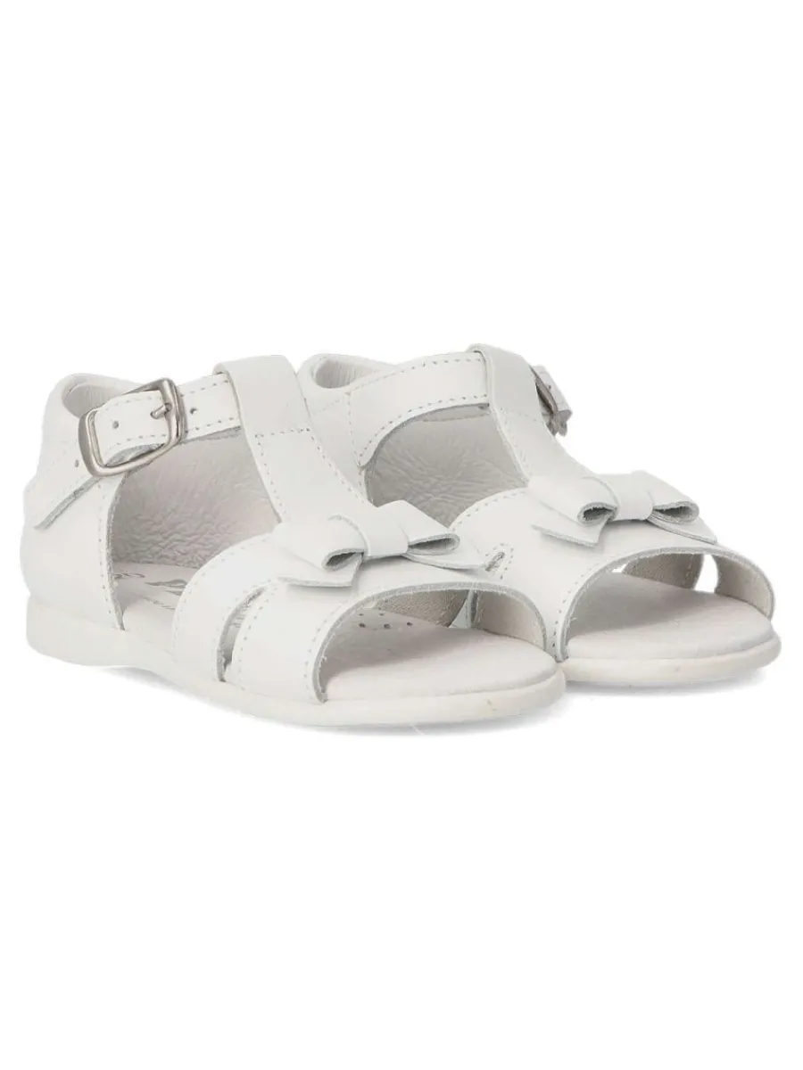 Best PEKE'S by Vanessa PEKES Sandalia cómoda de piel niña PET 10123C BLANCO