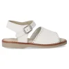 Hot PEKE'S by Vanessa PEKES Sandalia de piel cómoda niña PET 2186C BLANCO