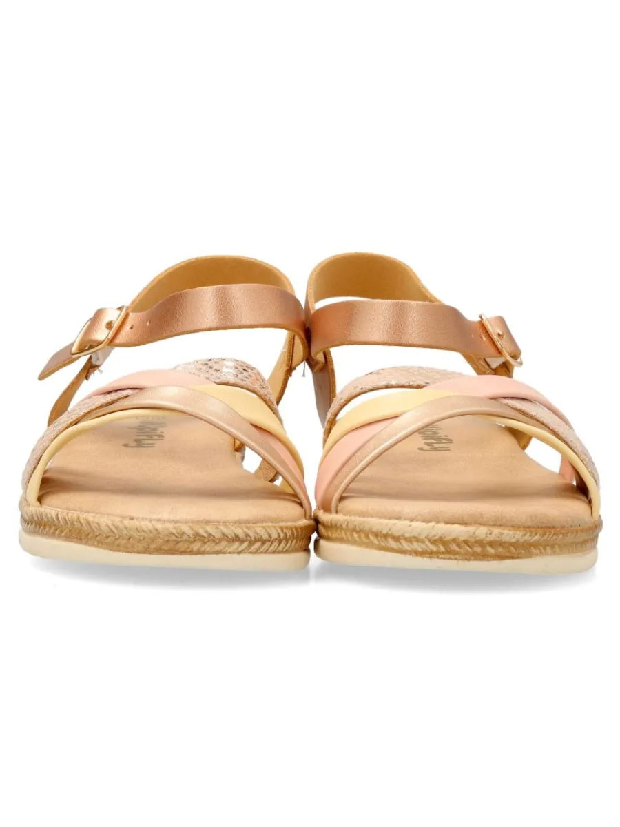 Sale PEKE'S by Vanessa PEKES Sandalia de vestir tiras multicolor