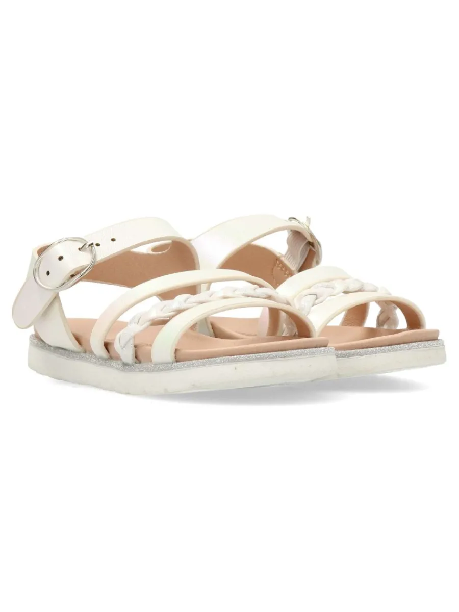 Online PEKE'S by Vanessa PEKES Sandalia de vestir blanca naracada