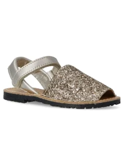 Clearance PEKE'S by Vanessa PEKES Sandalia menorquina glitter piel