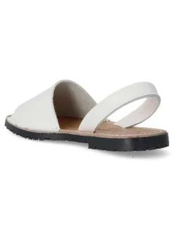 Clearance PEKE'S by Vanessa PEKES Sandalia menorquina de piel IBI 550KL BLANCO