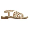 Clearance PEKE'S by Vanessa PEKES Sandalia metalizada tiras trenzadas