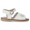 Fashion PEKE'S by Vanessa PEKES Sandalia piel hebilla niña PET 1081 BLANCO