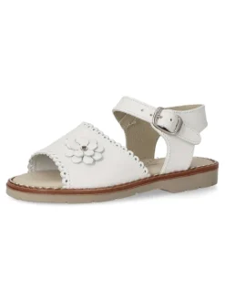 Fashion PEKE'S by Vanessa PEKES Sandalia piel hebilla niña PET 1081 BLANCO