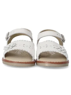 Fashion PEKE'S by Vanessa PEKES Sandalia piel hebilla niña PET 1081 BLANCO