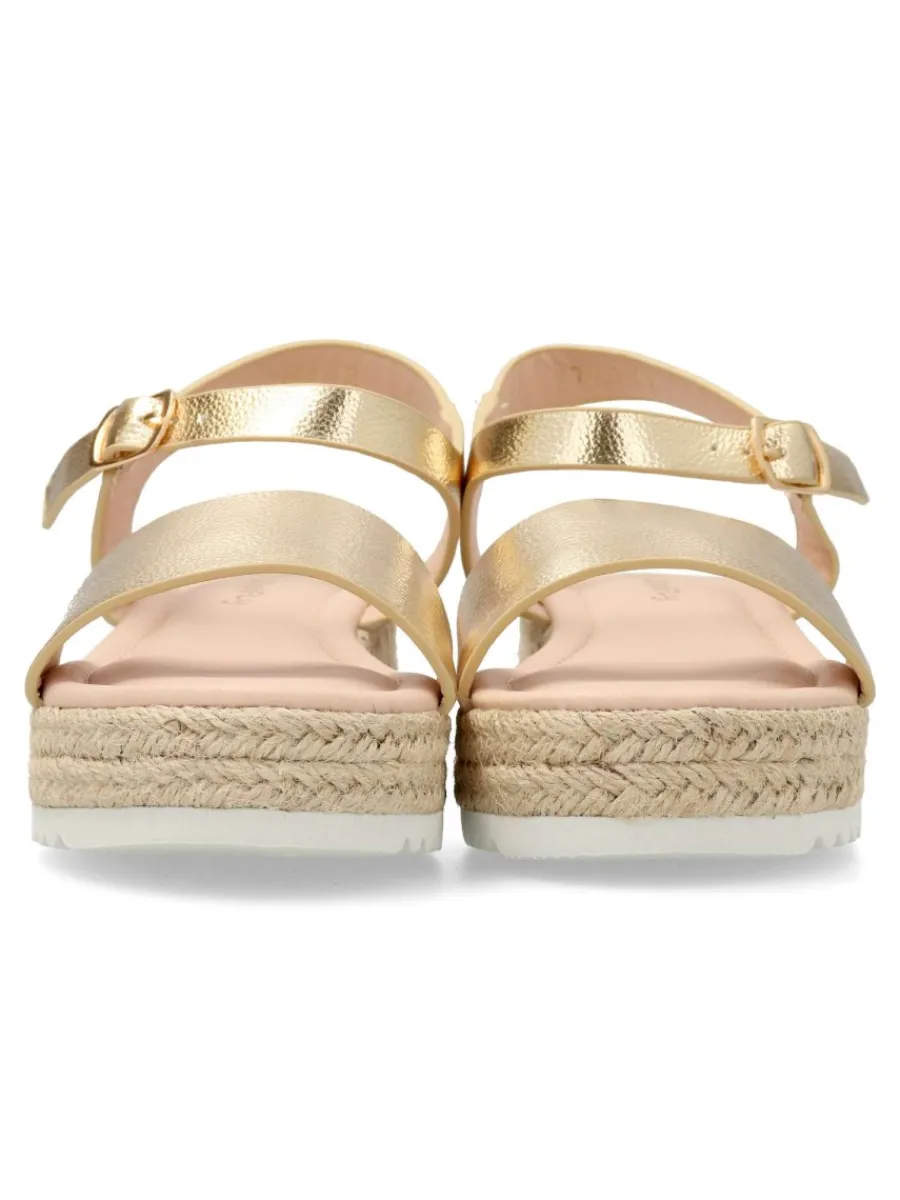 Discount PEKE'S by Vanessa PEKES Sandalia plataforma yute niña
