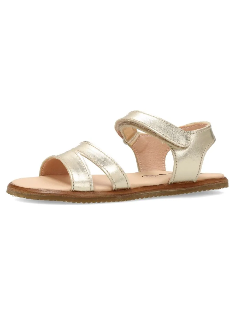 Clearance PEKE'S by Vanessa PEKES Sandalia respetuosa piel metalizada