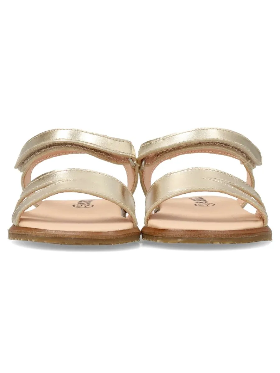 Clearance PEKE'S by Vanessa PEKES Sandalia respetuosa piel metalizada