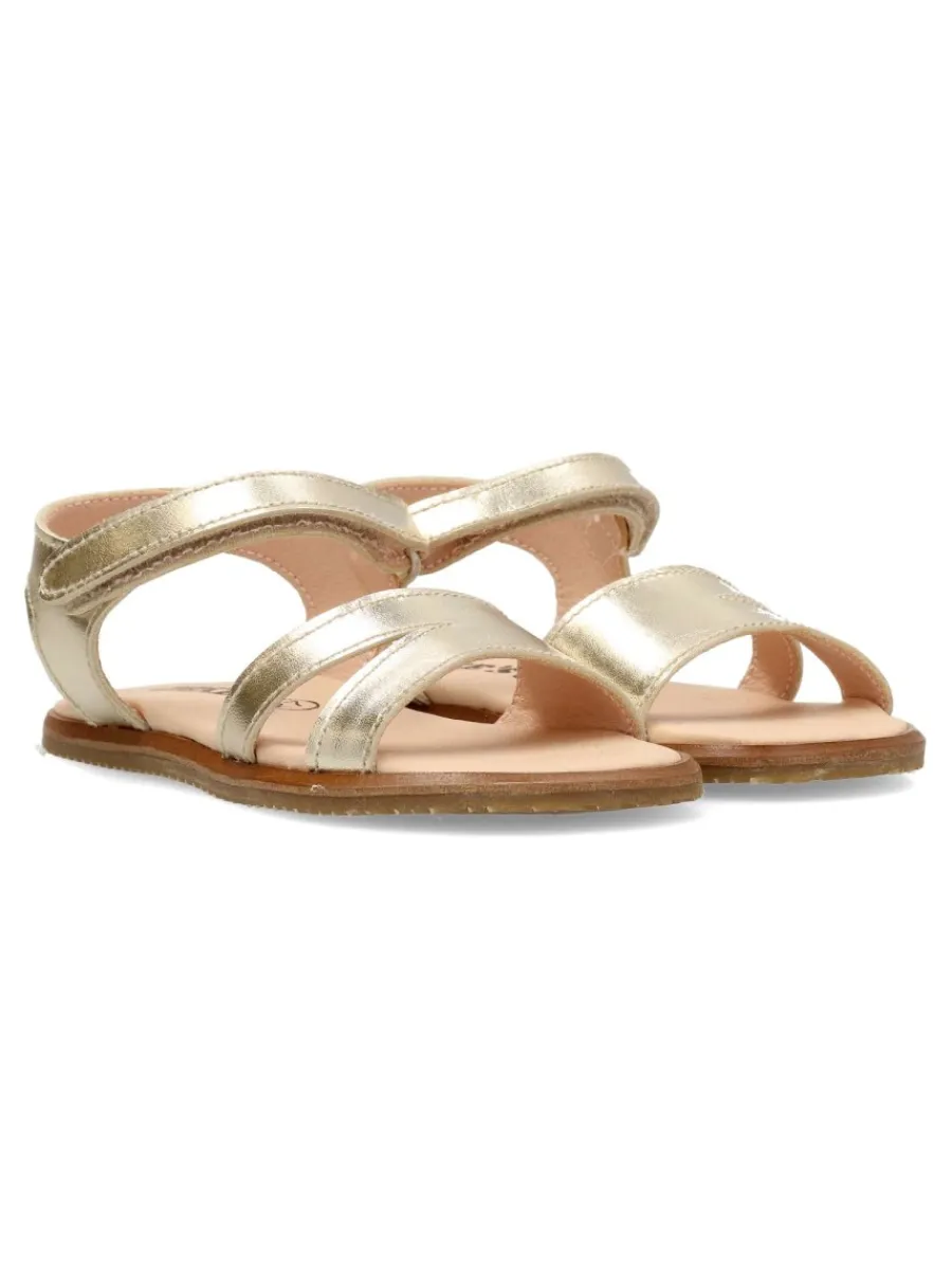 Clearance PEKE'S by Vanessa PEKES Sandalia respetuosa piel metalizada