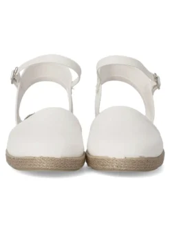 Sale PEKE'S by Vanessa PEKES Sandalia valenciana cuña niña BAT 201/001 BLANCO