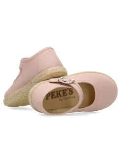 Hot PEKE'S by Vanessa PEKES Zapatilla mercedita hebilla cordón yute