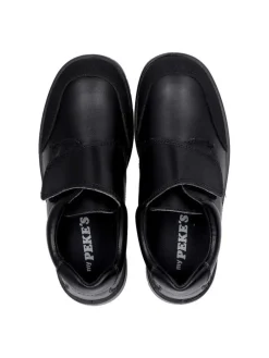 Hot PEKE'S by Vanessa PEKES Zapato colegial lavable de niño JAV 7-1 NEGRO