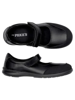 Outlet PEKE'S by Vanessa PEKES Zapato colegial lavable de niña JAV 7-2 NEGRO
