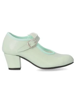 Online PEKE'S by Vanessa PEKES Zapato flamenca aguamarina feria