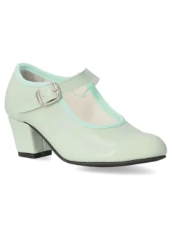 Online PEKE'S by Vanessa PEKES Zapato flamenca aguamarina feria