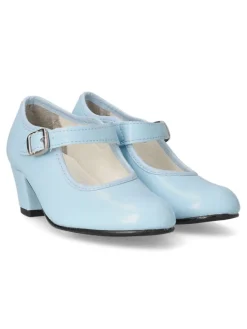 Online PEKE'S by Vanessa PEKES Zapato flamenca celeste feria