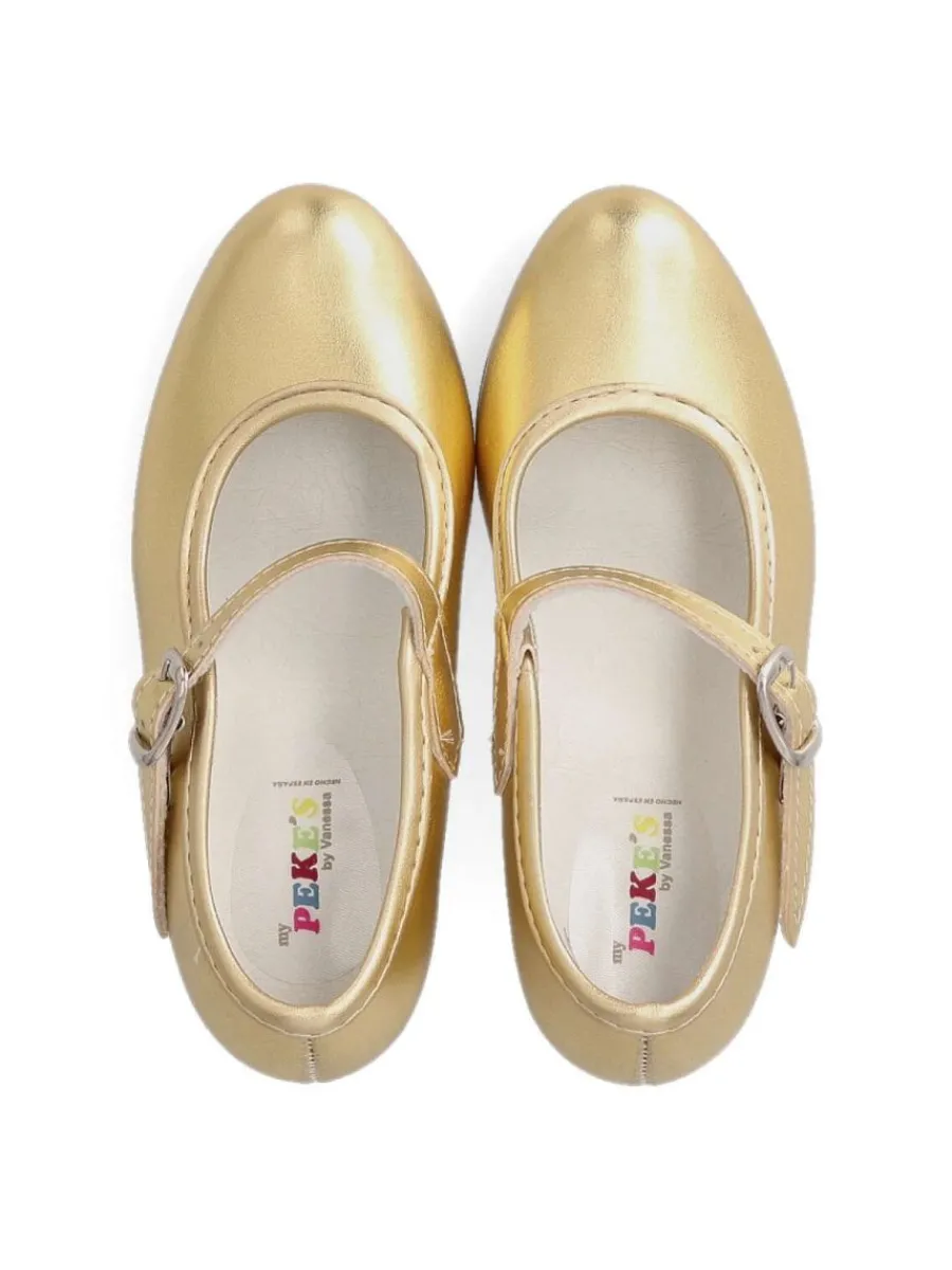 Sale PEKE'S by Vanessa PEKES Zapato flamenca oro feria