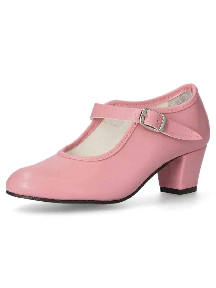 Clearance PEKE'S by Vanessa PEKES Zapato flamenca rosa niña