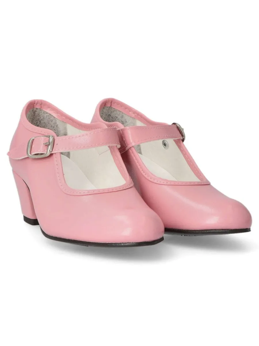Clearance PEKE'S by Vanessa PEKES Zapato flamenca rosa niña