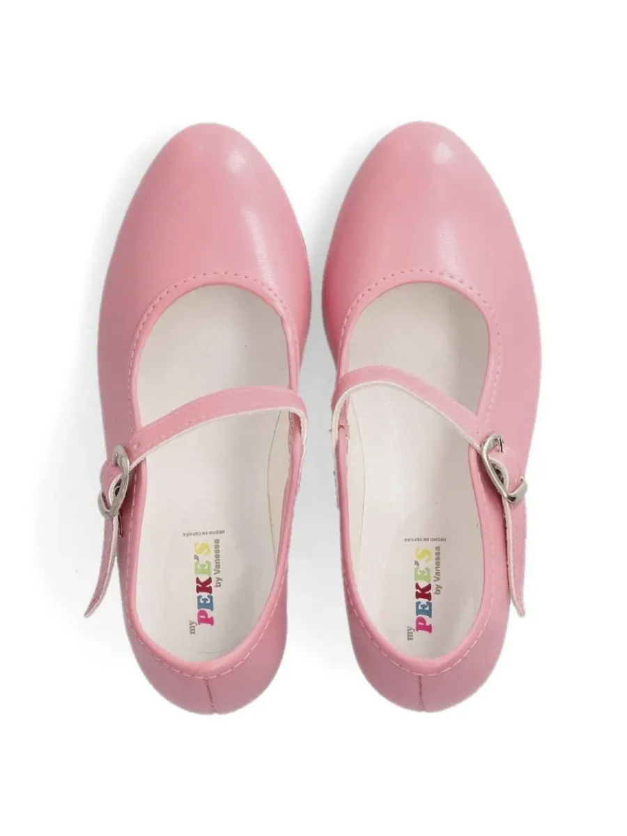 Clearance PEKE'S by Vanessa PEKES Zapato flamenca rosa niña
