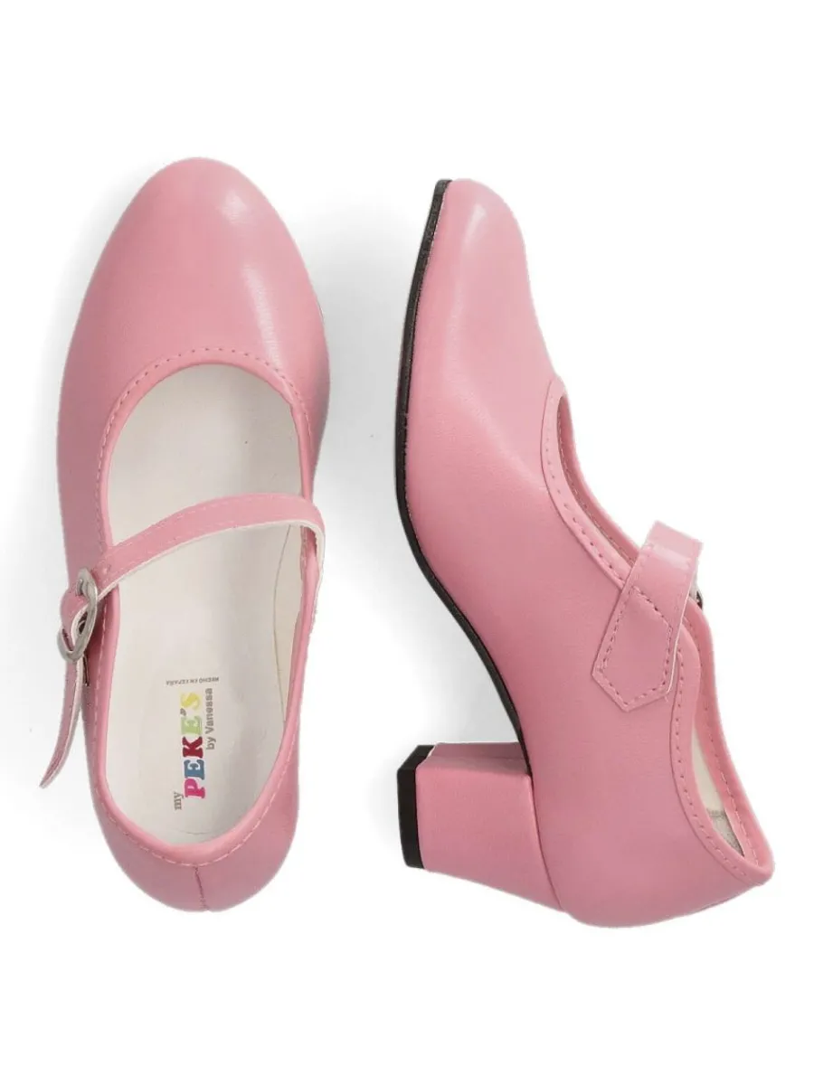 Clearance PEKE'S by Vanessa PEKES Zapato flamenca rosa niña