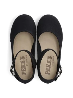 Discount PEKE'S by Vanessa PEKES Zapato mercedita pique negro niña