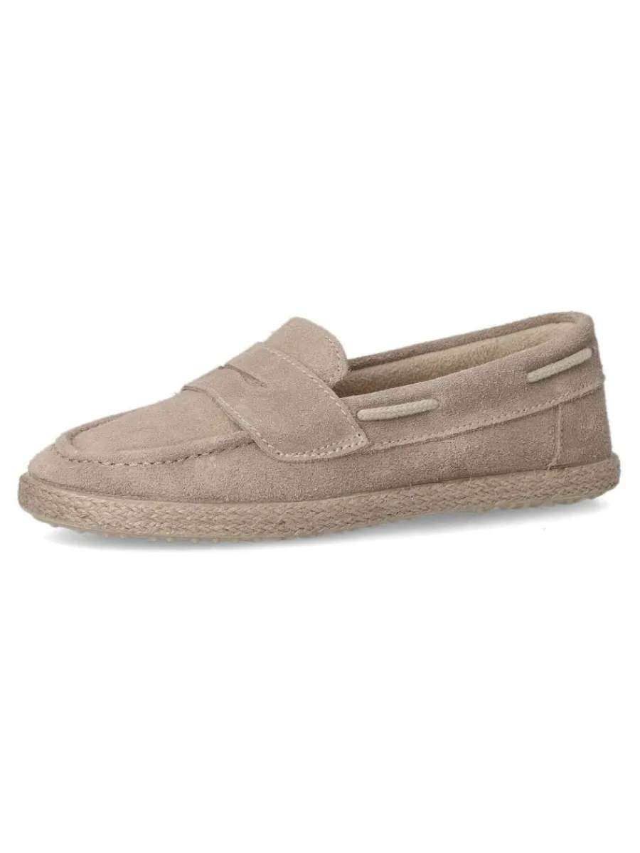 Online PEKE'S by Vanessa PEKES Zapato mocasín yute piel serraje