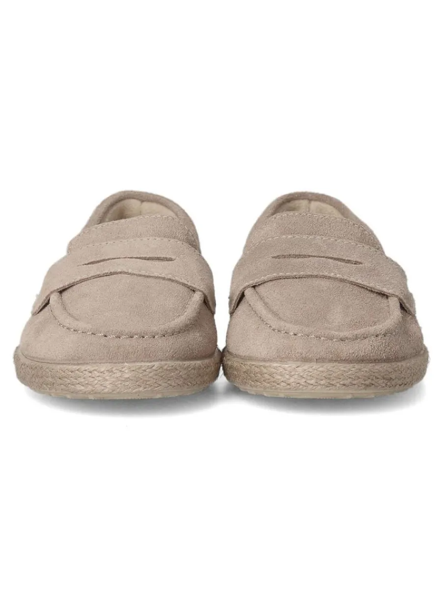 Online PEKE'S by Vanessa PEKES Zapato mocasín yute piel serraje