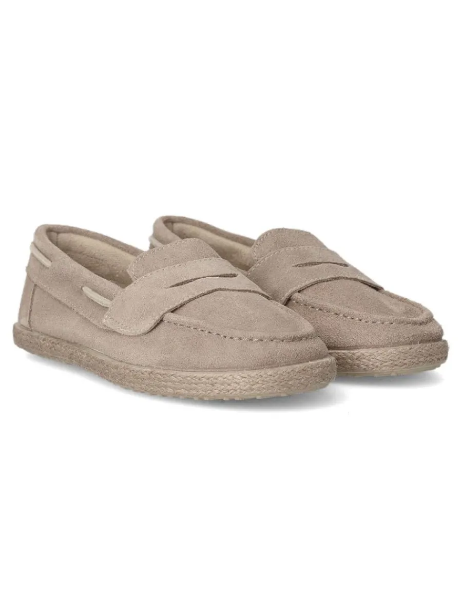 Online PEKE'S by Vanessa PEKES Zapato mocasín yute piel serraje