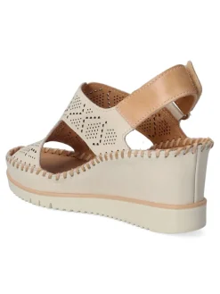 Fashion PIKOLINOS Sandalia piel confort cuña Aguadulce