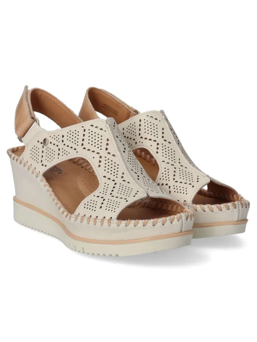 Fashion PIKOLINOS Sandalia piel confort cuña Aguadulce