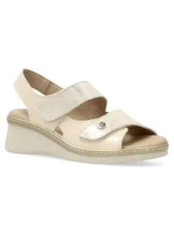 Sale PITILLOS Sandalia piel confort cuña mujer