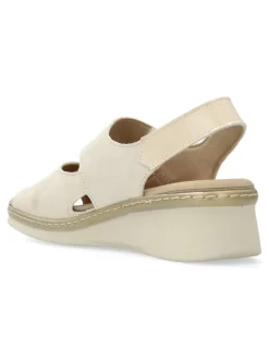 Sale PITILLOS Sandalia piel confort cuña mujer
