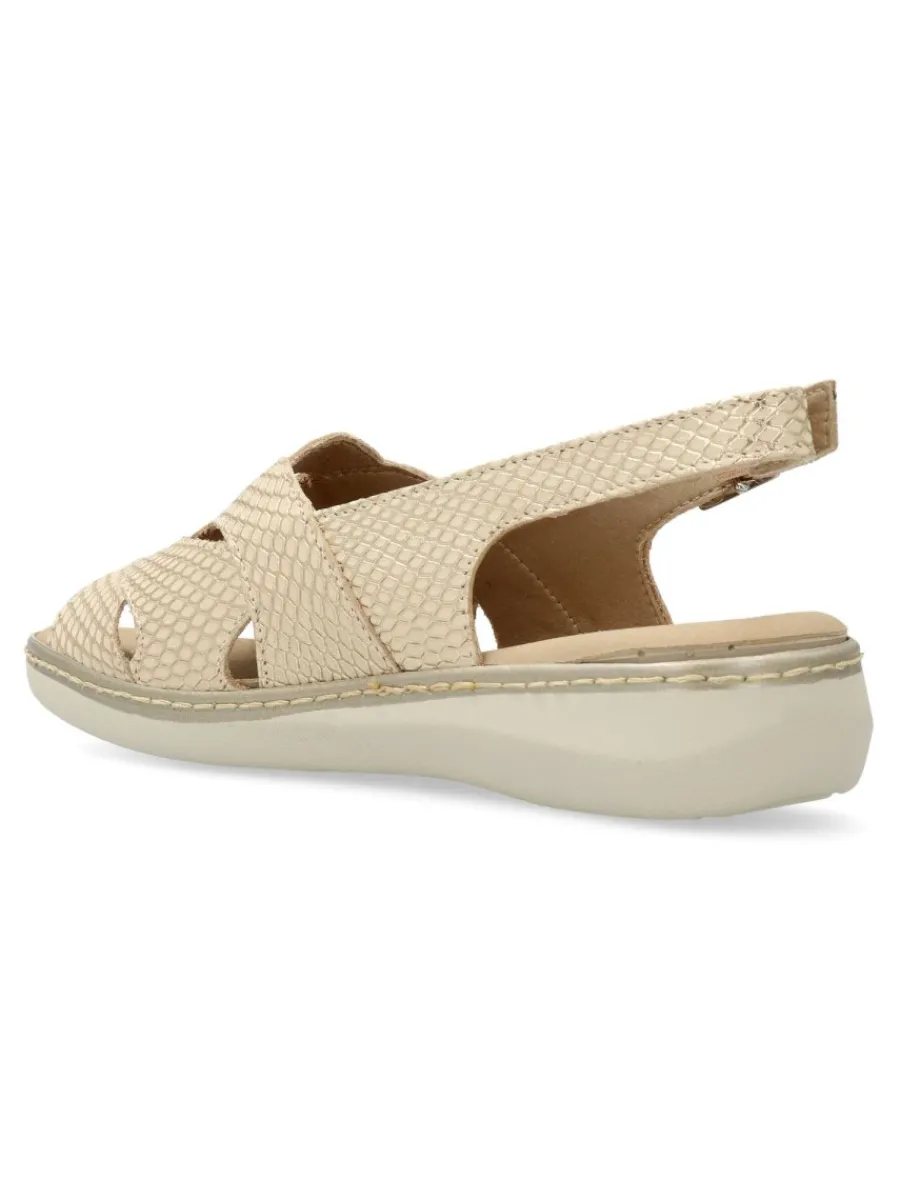 Outlet PITILLOS Sandalia piel confort hebilla mujer