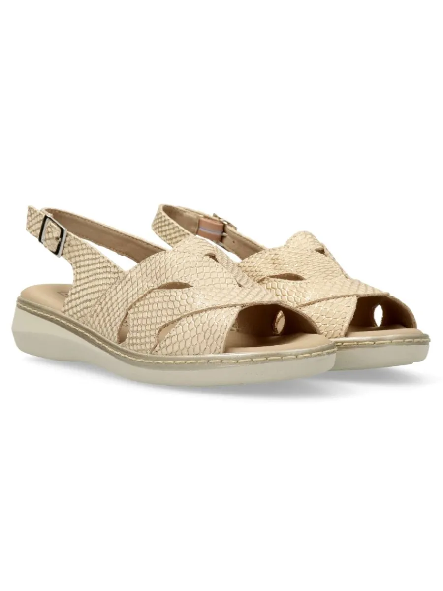 Outlet PITILLOS Sandalia piel confort hebilla mujer
