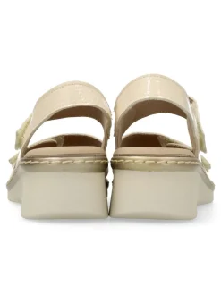 Sale PITILLOS Sandalia piel confort cuña mujer
