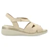 Outlet PITILLOS Sandalia piel grabada confort mujer
