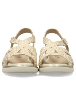 Outlet PITILLOS Sandalia piel grabada confort mujer