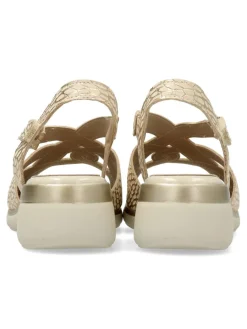 Outlet PITILLOS Sandalia piel grabada confort mujer