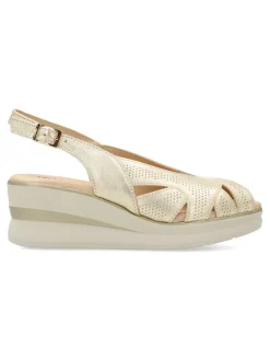 Clearance PITILLOS Sandalia piel micropuntos confort mujer